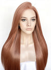 Auburn Straight 13" x 6" Lace Top Kanekalon Synthetic Hair Wig LFS035