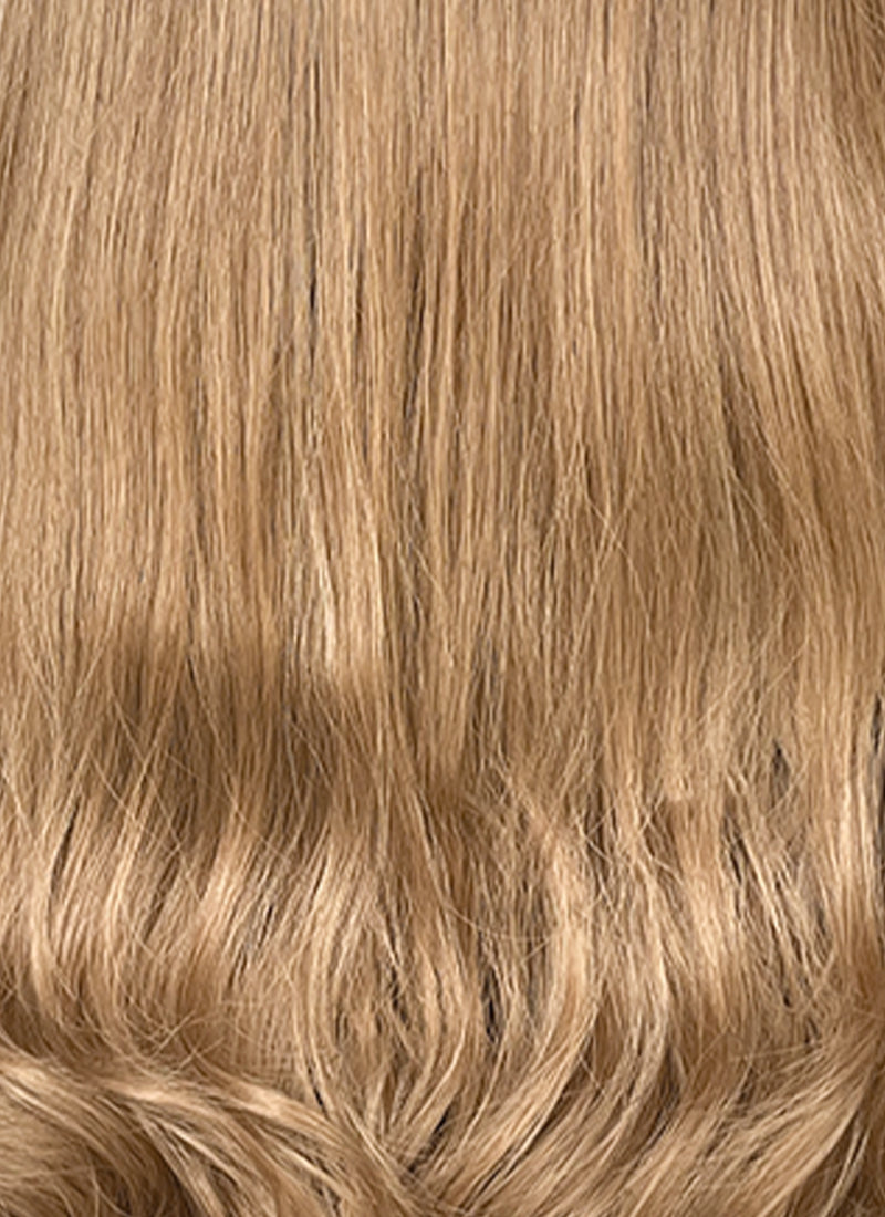 Stranger Things Holly Wheeler Mixed Blonde With Dark Roots Wavy 13" x 6" Lace Top Synthetic Wig LFS054