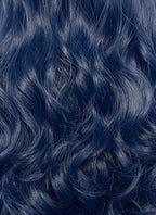 Blue Wavy Lace Front Synthetic Wig LN6040