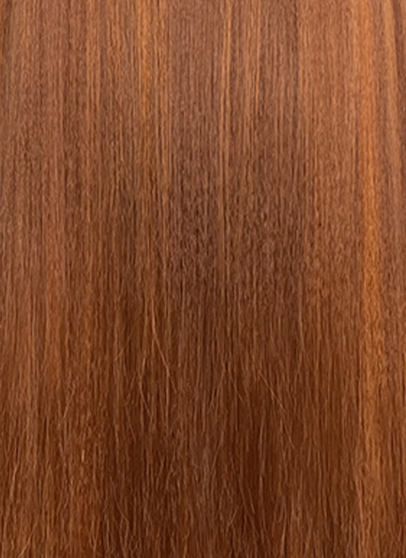 Mixed Ginger Straight Yaki Lace Front Synthetic Hair Wig LN6048