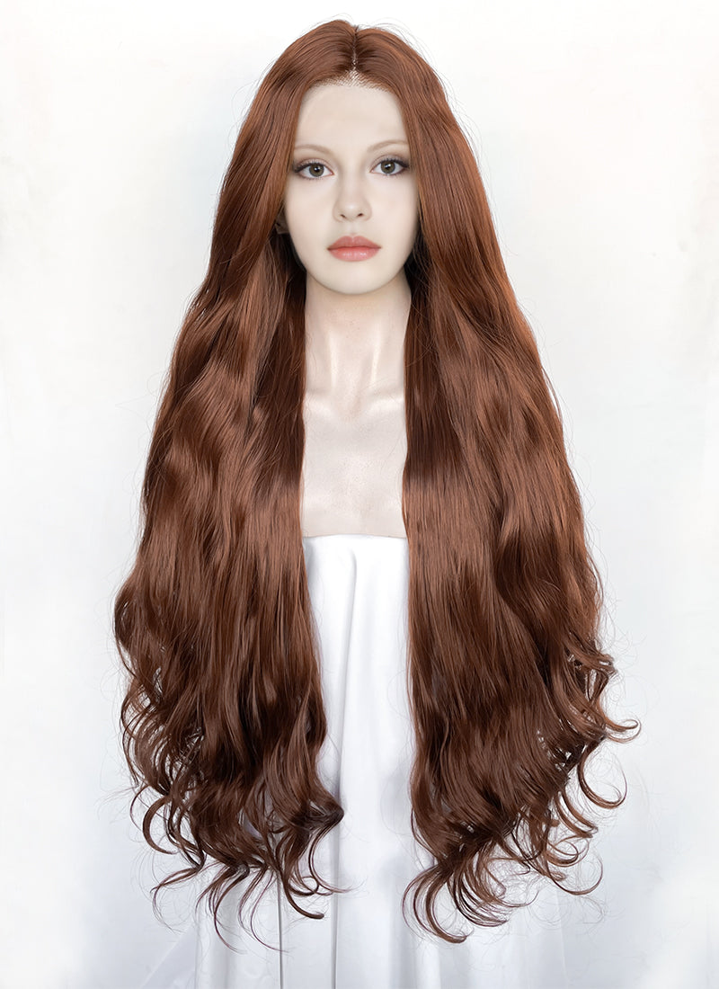 Frankenstein 2025 Elizabeth Harlander Reddish Brown Wavy Lace