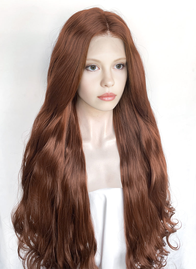 Frankenstein 2025 Elizabeth Harlander Reddish Brown Wavy Lace