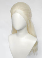 House of the Dragon Aemond Targaryen Platinum Blonde Wavy Lace Front Synthetic Men's Wig LW4117A