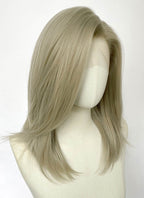 Ash Blonde Straight Lace Front Synthetic Hair Wig LW4130