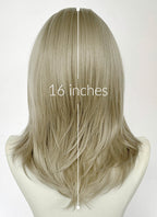 Ash Blonde Straight Lace Front Synthetic Hair Wig LW4130