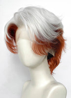 X-Men 97 Rogue Silver White Mixed Ginger Wavy Lace Front Synthetic Men's Wig LW4132B