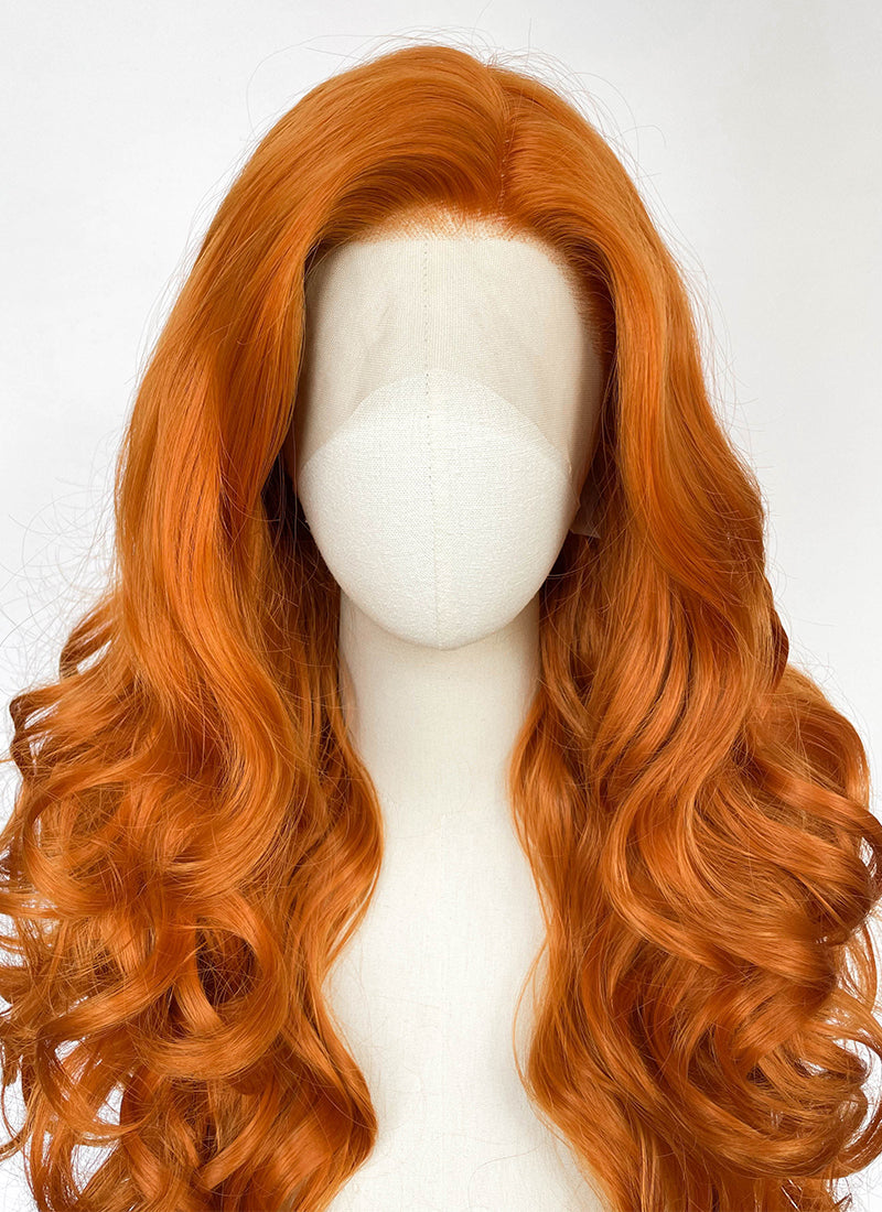 Critical Role Murray Mag'Nesson Ginger Wavy Lace Front Synthetic Wig LW4135