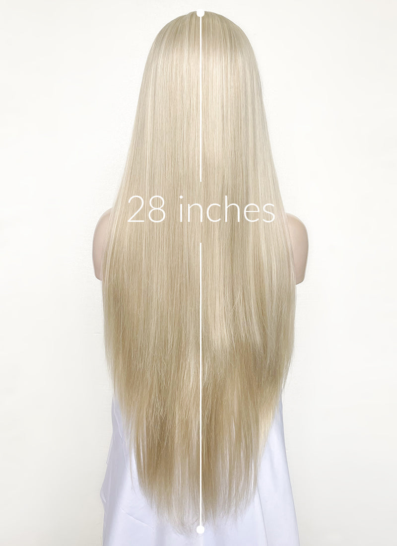 Long ash blonde deals wig