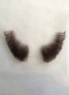 Handmade HD Lace Realistic Brown Sideburns Facial Hair Set MB006
