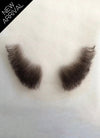 Handmade HD Lace Realistic Brown Sideburns Facial Hair Set MB006