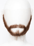 Critical Role Caleb Widogast Handmade HD Lace Realistic Auburn Long Stubble Beard and Moustache Facial Hair Set MB025