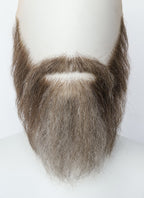 The New Avengers Thunderbolts Red Guardian Alexei Shostakov Handmade HD Lace Realistic Brown Mixed Grey Ducktail Beard and Moustache Facial Hair Set MB041