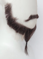 Legend of Vox Machina Shaun Gilmore Handmade HD Lace Realistic Purplish Black Beard and Moustache Facial Hair Set MB049