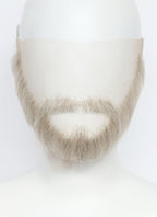 Handmade HD Lace Realistic Blonde Mixed Brown Long Stubble and Moustache Facial Hair Set MB053
