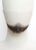 Epic: The Musical Polites Handmade HD Lace Realistic Natural Black Goatee and Moustache Facial Hair Set MB056