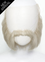 Handmade HD Lace Realistic Blonde Mixed Brown Hulihee Beard and Moustache Facial Hair Set MB059