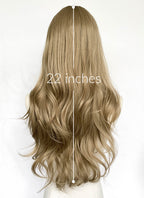 Blonde Wavy Synthetic Hair Wig NLCS031