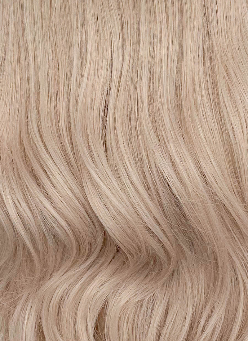 Pale Pink Wavy Synthetic Hair Wig NLCS033