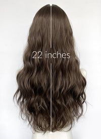 Brunette Wavy Synthetic Hair Wig NS539