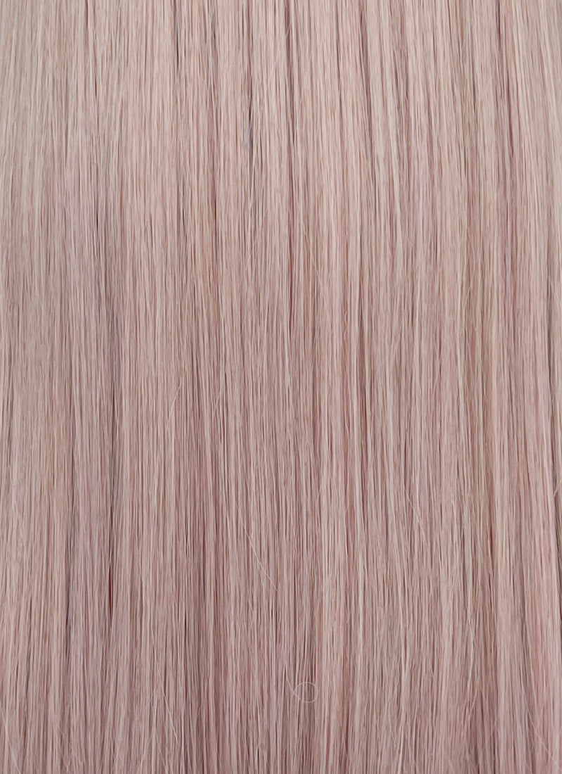 Pastel Pale Plum Straight Synthetic Hair Wig NS546