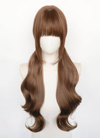 Brown Wavy Synthetic Hair Wig NS623A