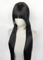 Black Straight Synthetic Hair Wig NS623