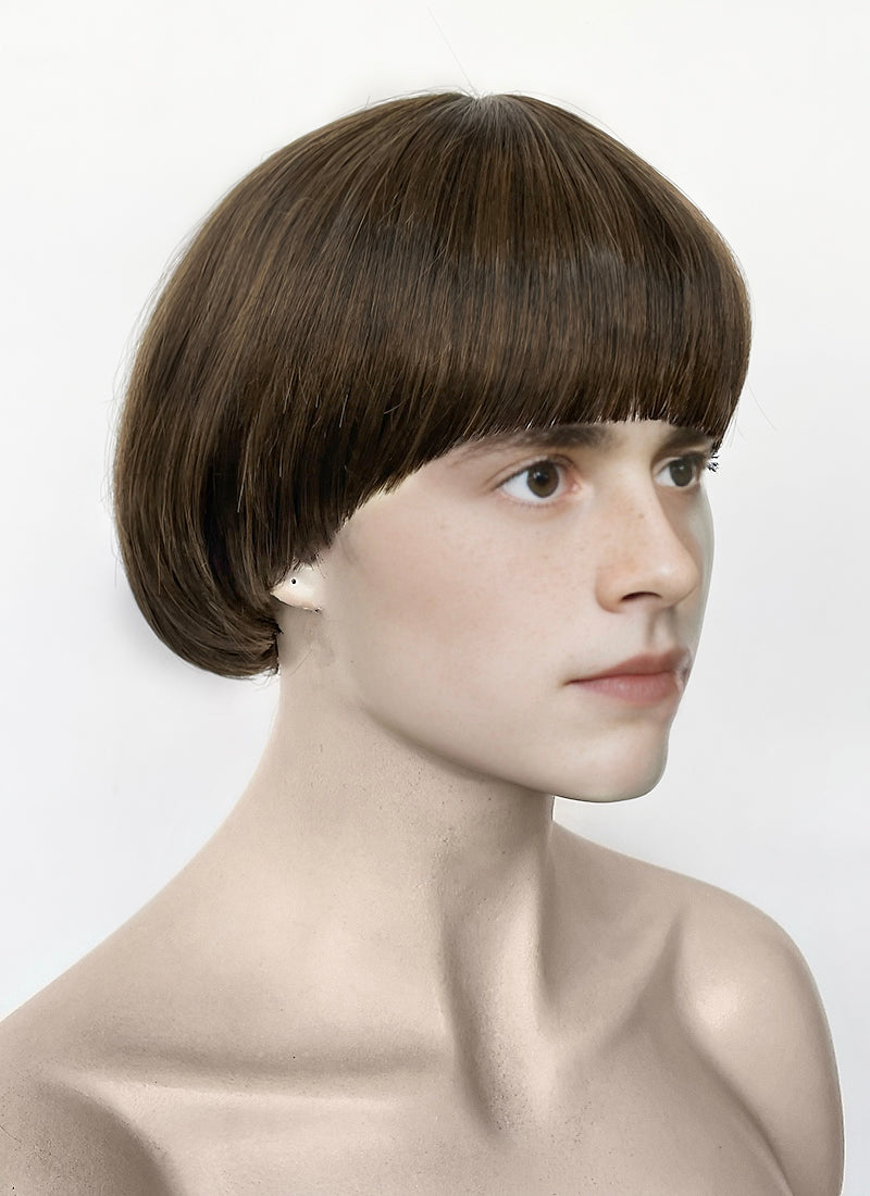 Stranger Things Will Byers Brunette Straight Synthetic Wig TB1770A
