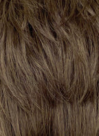 Brown Straight Synthetic Men's Wig NM033