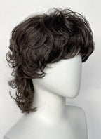 Brunette Shaggy Wavy Synthetic Hair Wig TB1775A