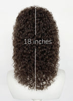 Stranger Things Dustin Henderson Brunette Curly Natural Hair Wig TBH1772