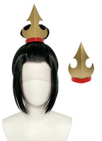 Avatar: The Last Airbender Azula Black Braided Lace Front Synthetic Wig LF2215