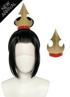 Avatar: The Last Airbender Azula Black Braided Lace Front Synthetic Wig LF2215