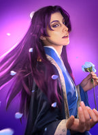 The Apothecary Diaries Jinshi Purple Braided Lace Front Synthetic Men's Wig LF2517