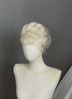Frozen Elsa Pastel Ash Blonde Braided Lace Front Synthetic Wig LF2186