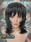 Mouthwashing Anya Black Wavy Synthetic Hair Wig TB1752A