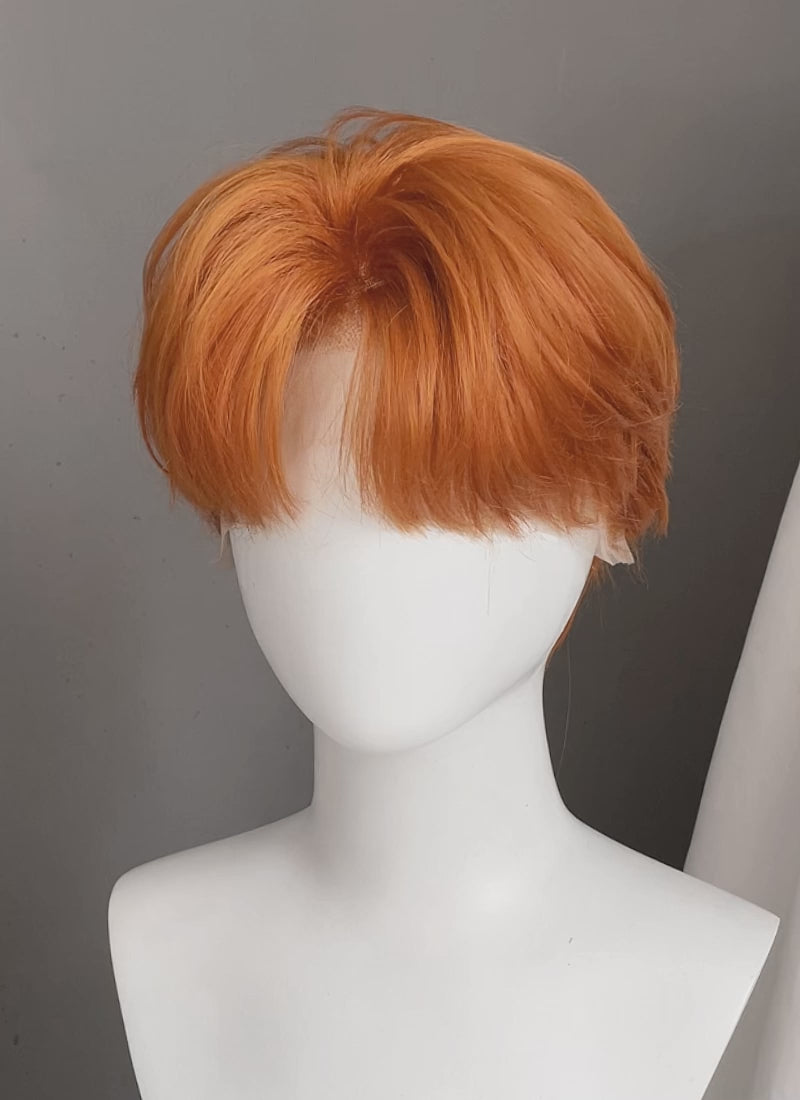 Ginger Straight Lace Front Synthetic Men's Wig LF6154