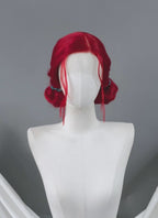 The Witcher 3 Triss Merigold Red Braided Lace Front Synthetic Wig LF2218