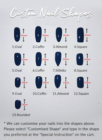Stiletto Press-On Nails FN036