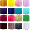 18" / 28" / 39" Heat Resistant Synthetic Sewn Hair Weft