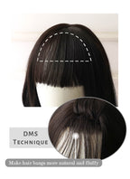 Brunette Straight Bob Synthetic Wig NS077