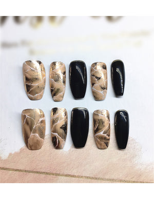 Coffin Press-On Nails FN024