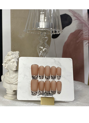 Coffin Press-On Nails FN050