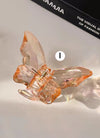 Clear Butterfly Hair Claw