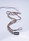 Gold Beads Strand Clip-on Hair Accessories HD001