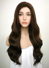 Brunette Wavy Lace Front Synthetic Wig LF117