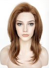 Brown Straight Lace Front Synthetic Wig LF1313