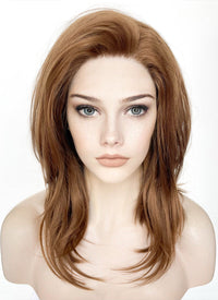 Brown Straight Lace Front Synthetic Wig LF1313