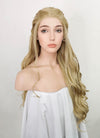 Golden Blonde Braided Lace Front Synthetic Wig LF2070