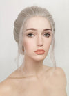 Pastel Grey Braided Lace Front Synthetic Wig LF2088