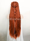 Ginger Braided Yaki Lace Front Synthetic Wig LF2097